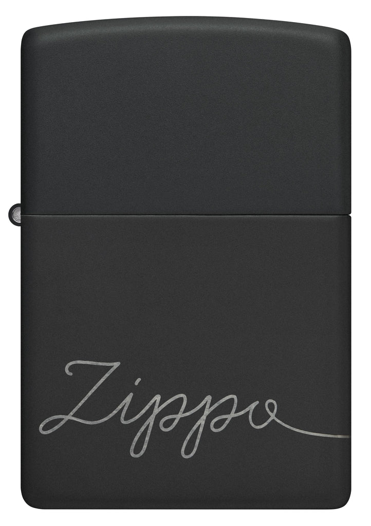 Cursive Design Black Matte - 48979