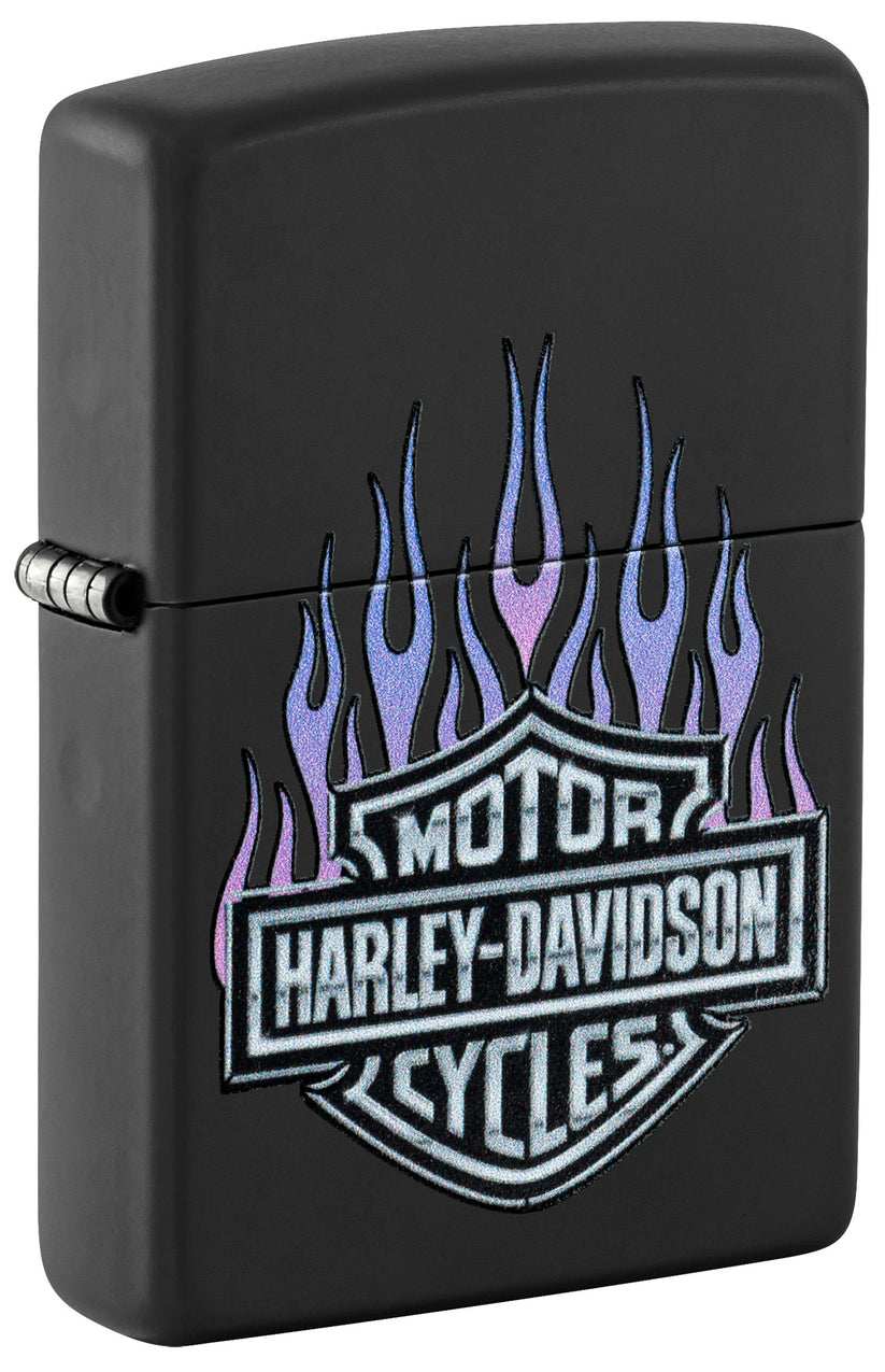 Zippo Harley-Davidson® Purple Flames - 46677 – Zippo Brazil