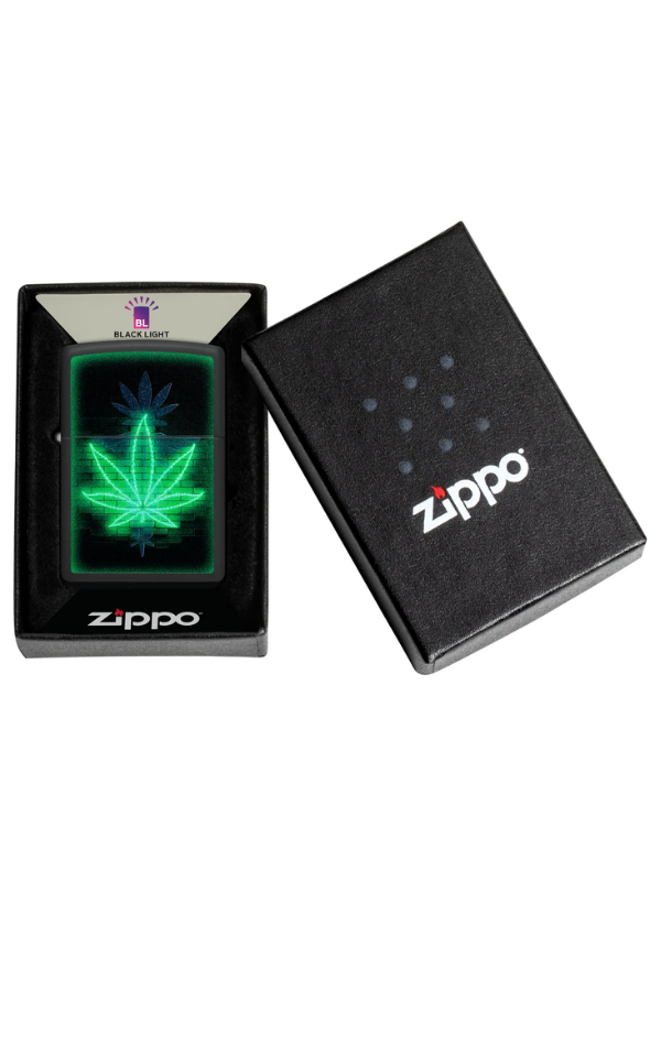 Zippo Glowing Leaf Design - 46266