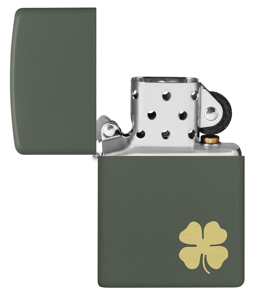 Zippo Four Leaf Clover Design - 49796