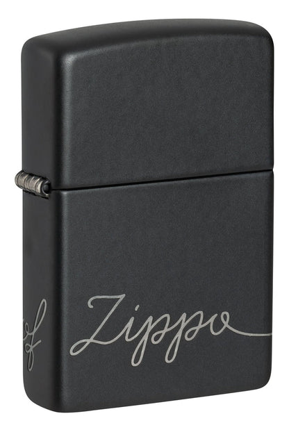 Cursive Design Black Matte -  48979