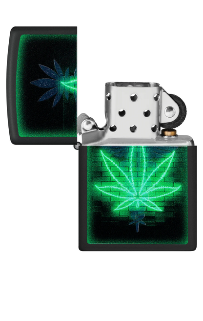 Zippo Glowing Leaf Design - 46266