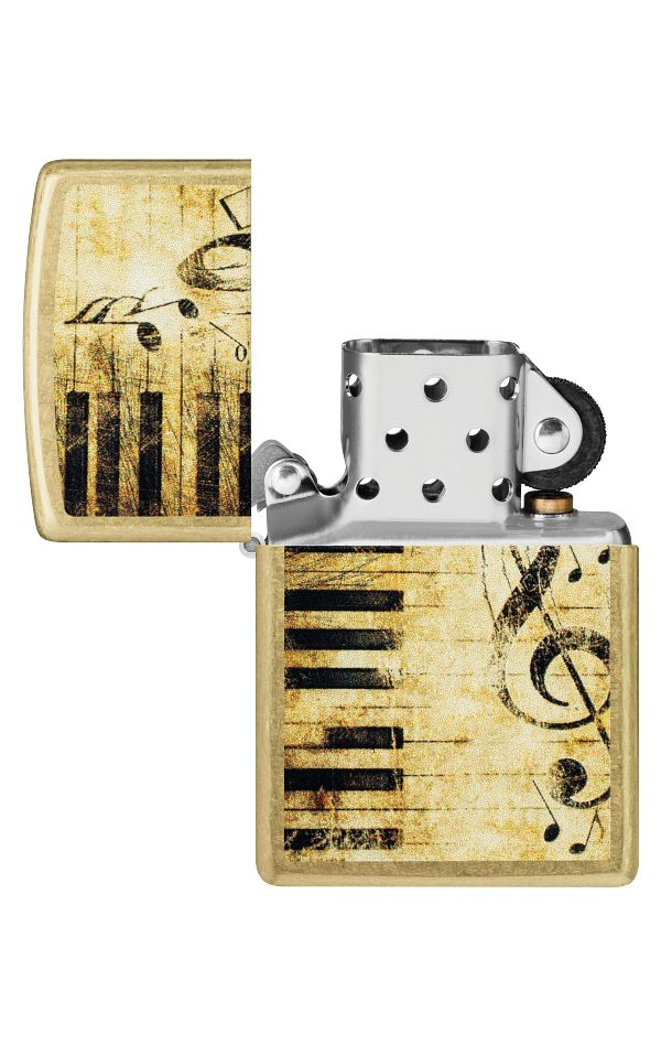 Zippo Piano and Notes Design - 48267