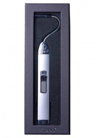 Zippo Flex Neck Utility Lighter - Satin Silver - Empty - 121653