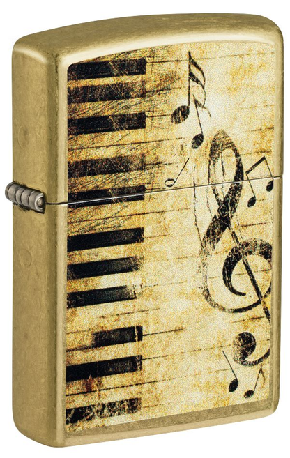 Zippo Piano and Notes Design - 48267