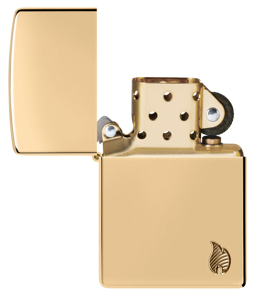 Zippo Armor® High Polish Brass Flame - 46397 – Zippo Brazil