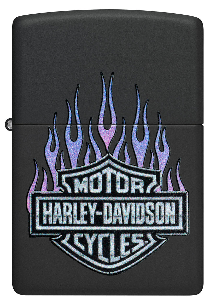 Zippo Harley-Davidson® Purple Flames - 46677 – Zippo Brazil