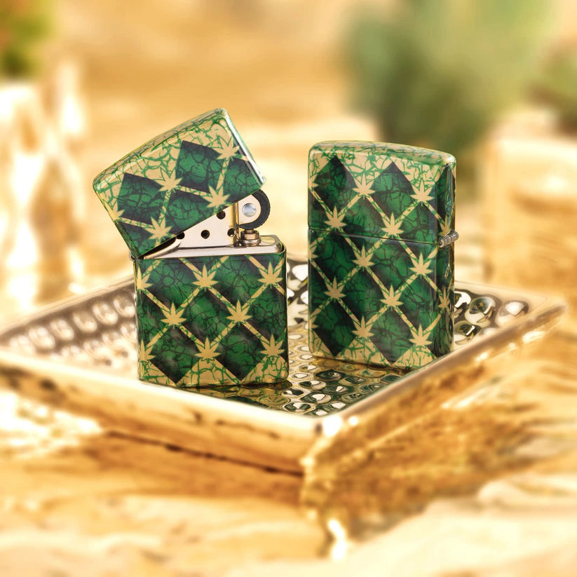 Zippo Argyle Leaf - 46265 – Zippo Brazil